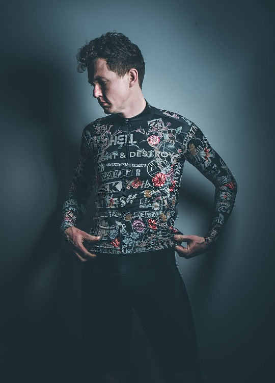 Punk Flowers Lightweight Long-Sleeve Jersey | Tricota manga larga Hombre